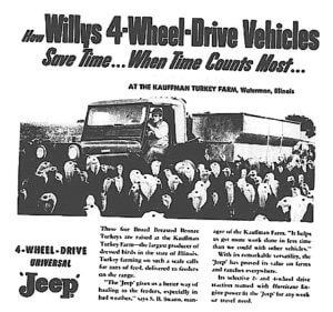 1954 Jeep jeepa z lat piędziesiątych