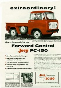 1957 Jeep FC-150 jeepa z lat piędziesiątych