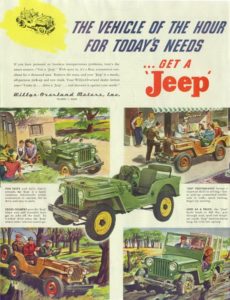 Pierwsze reklamy Jeep
