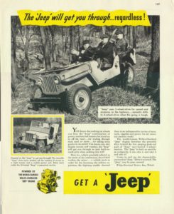 Pierwsze reklamy Jeep