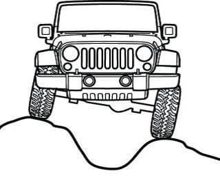 wykrzyzowanie osi jeep wrangler