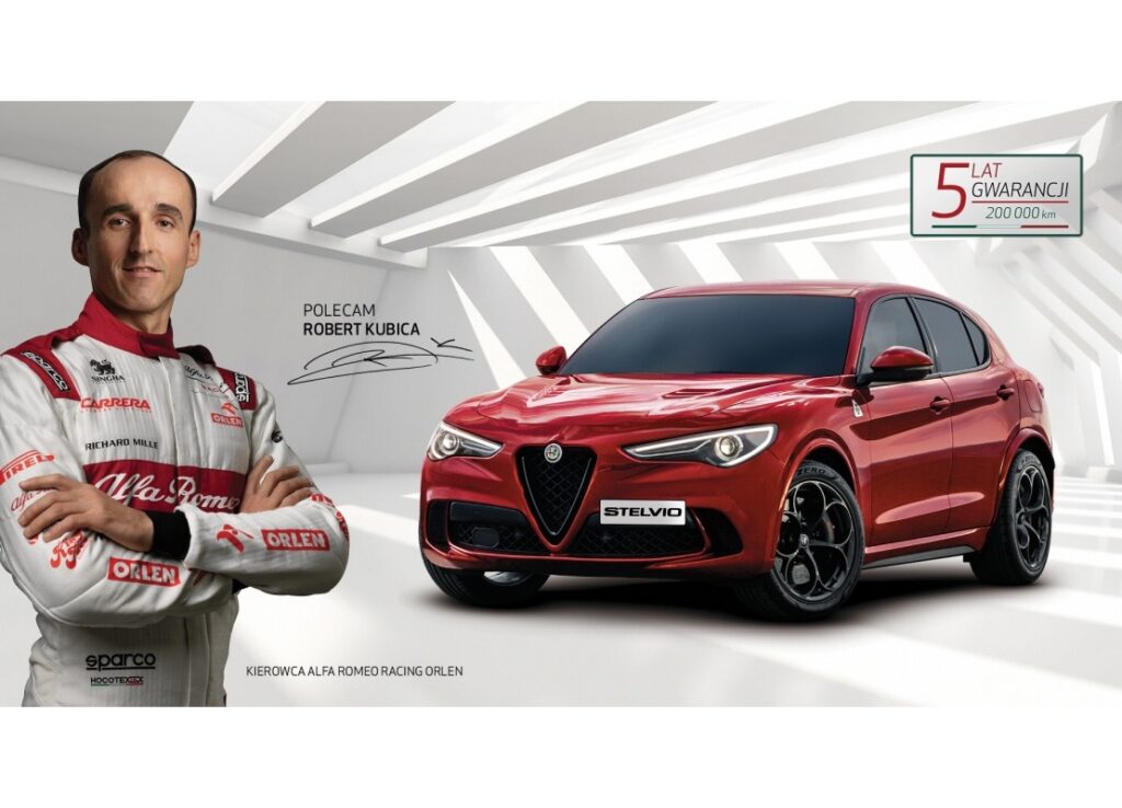 Robert Kubica poleca samochody Alfa Romeo